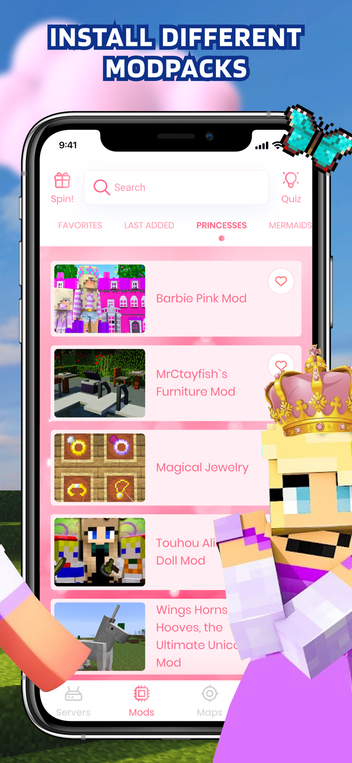 Girl Mods Skins for Minecraft