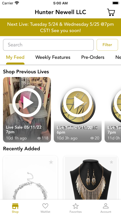 Hunter Newell LLC Screenshot