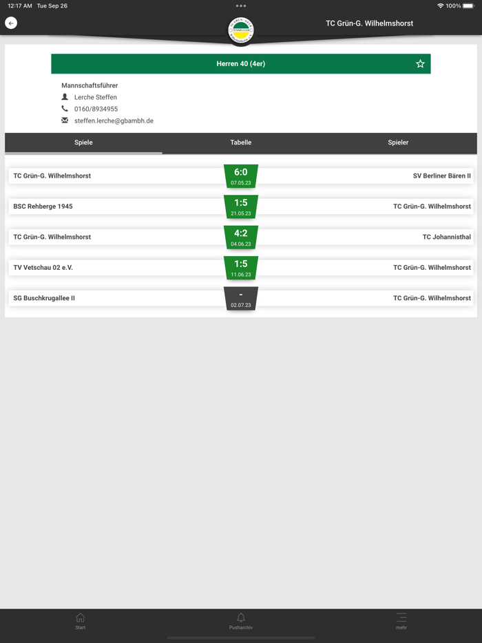 1. TC Grün-G. Wilhelmshorst