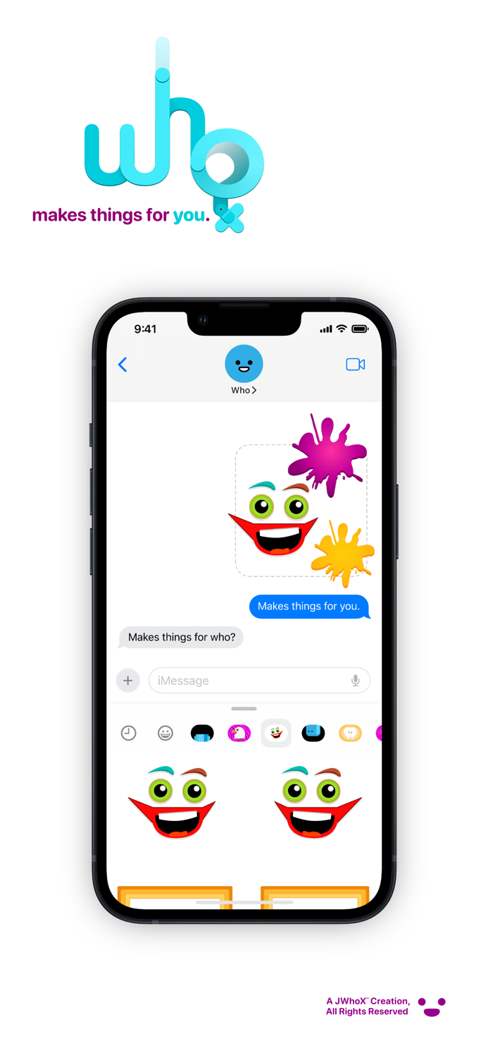 JWhoX GET Partywhoo Sticker