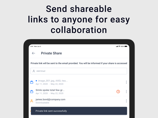AXEL Go iPad screenshot 2 - Productivity app