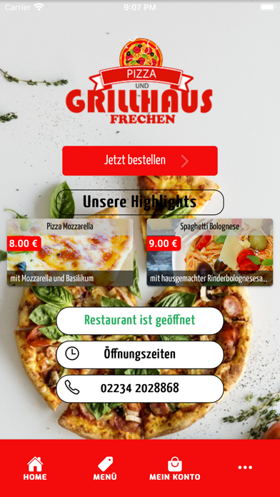 Pizza Grillhaus Frechen Screenshot