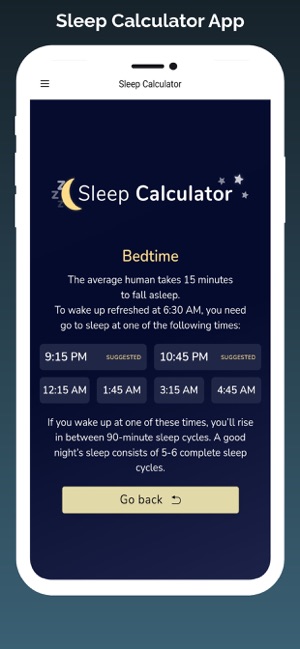 Sleep Calculator App on the App Store