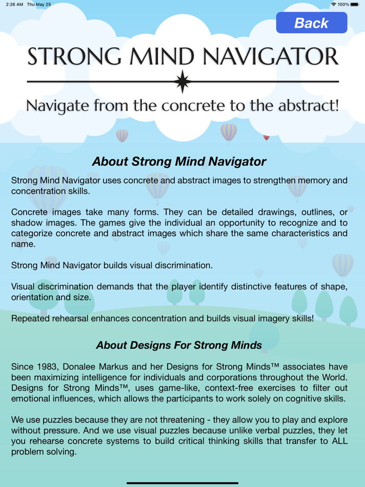 #2. Strong Mind Navigator (iOS) 由: Donalee Markus