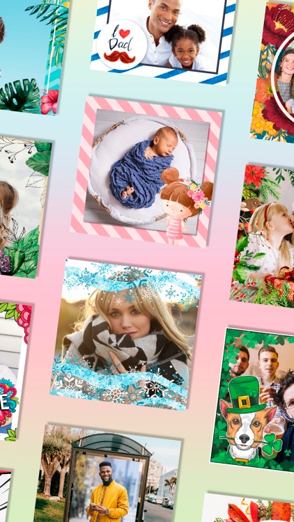 Square Fit Multi Photo Frames