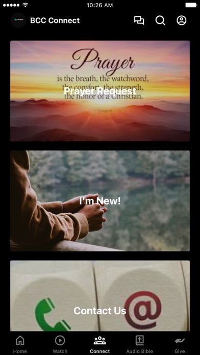Bonham Community Church Screenshot