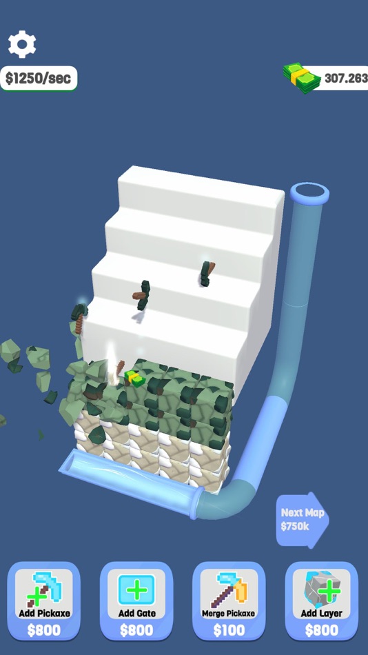 #4. Miner Stairs (iOS) بواسطة: Mert Kalak