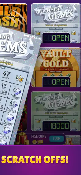 Game screenshot Lucky Lotto - Mega Scratch Off apk