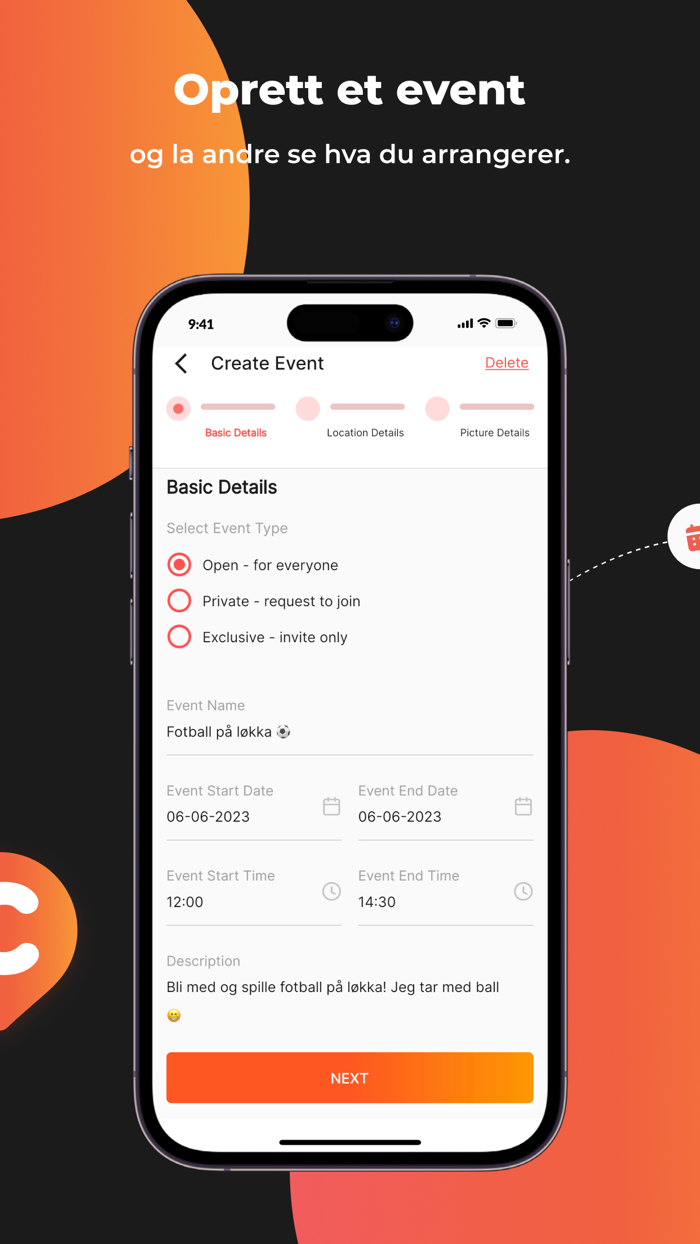 Connect App - Events Nearby