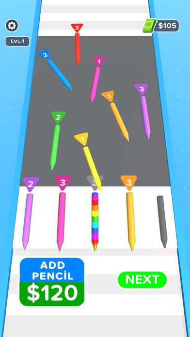 Rainbow Pencils Screenshot