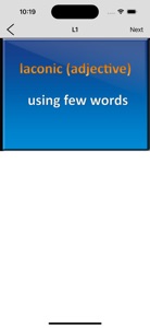 SAT Vocabulary Flashcard screenshot #3 for iPhone