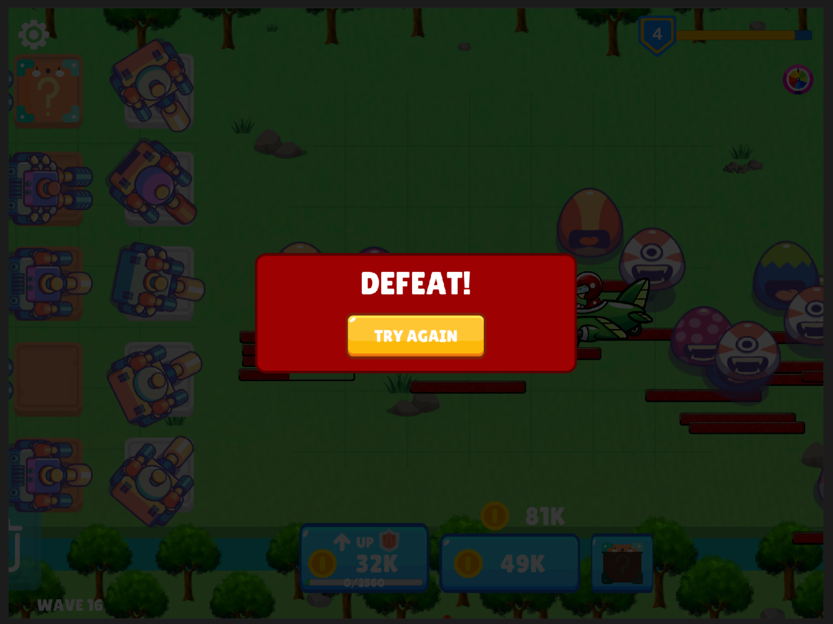 Merge Turret: Monster Defense