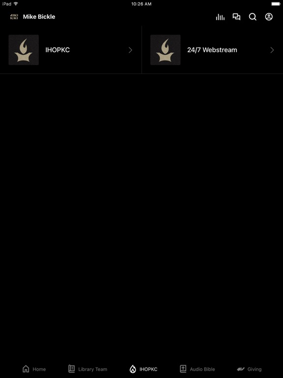 The Mike Bickle App iPad screenshot 3 - Education app