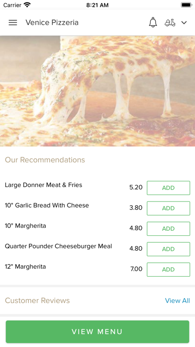 Venice Pizzeria. Screenshot