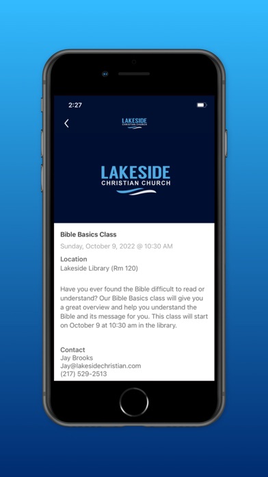 Screenshot 4 of Lakeside Christian Springfield App