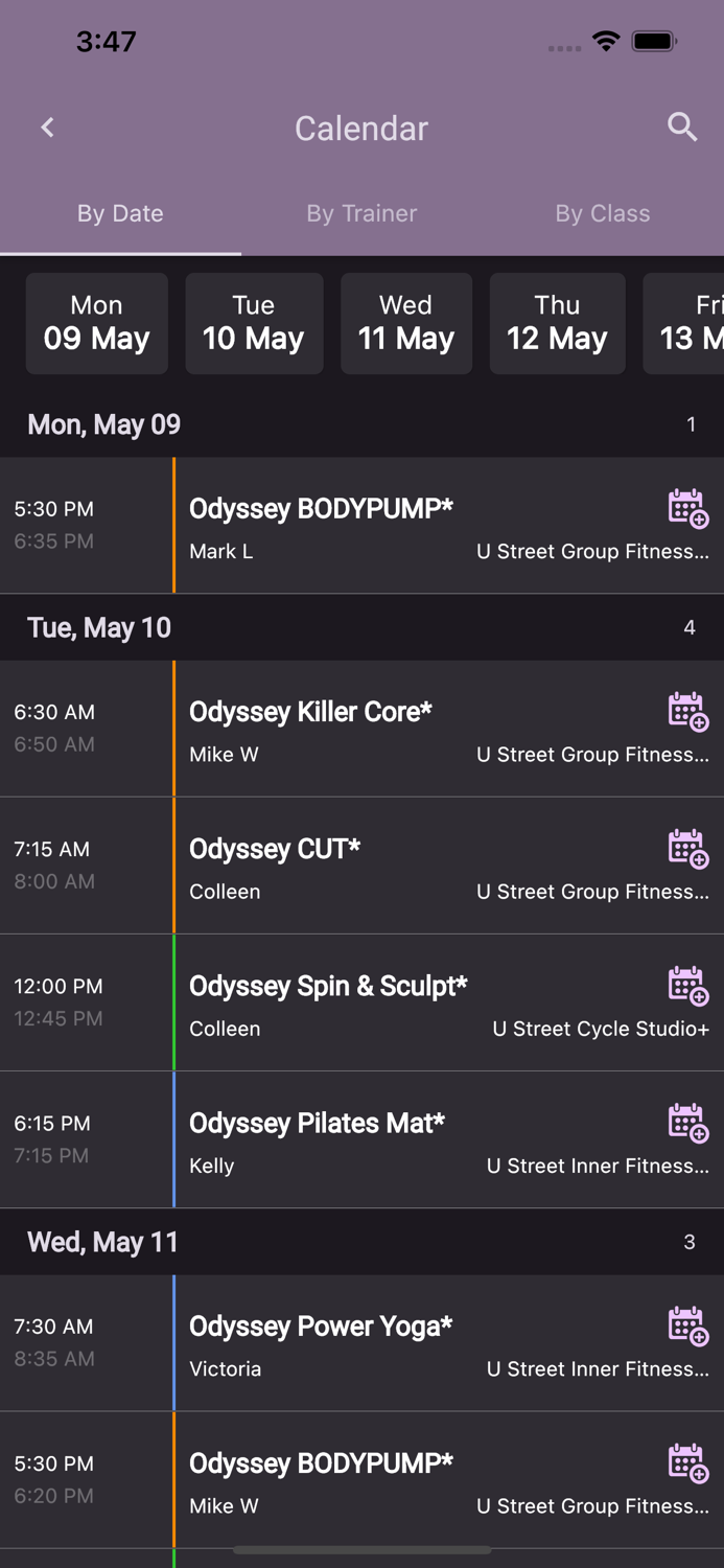 VIDA Fitness Official App