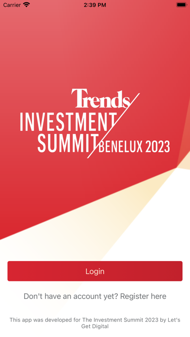 Trends Investment Summit Screenshot