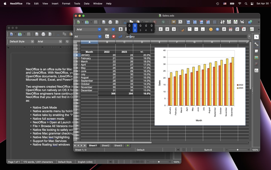 #1. NeoOffice (macOS) بواسطة: Edward Peterlin