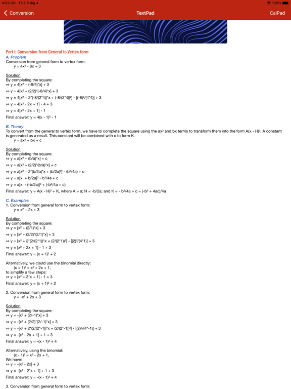 Screenshot #5 pour My Quadratic