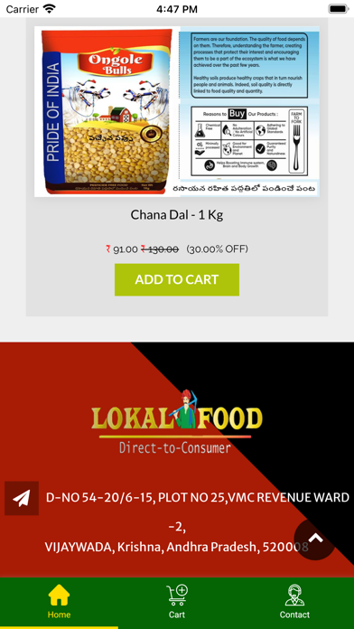 Lokal Food App Screenshot