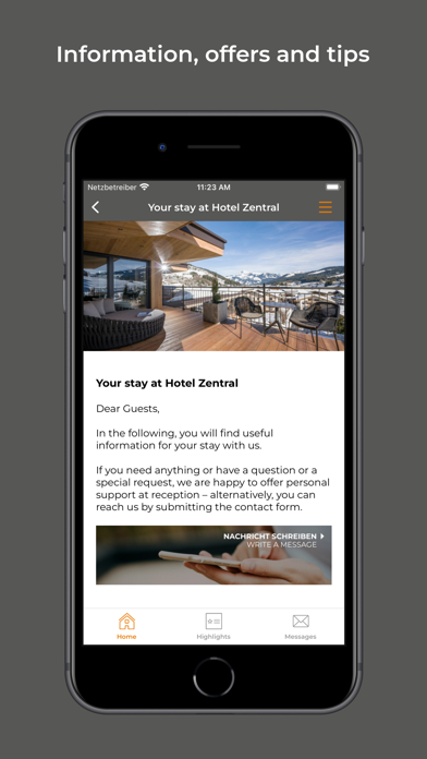 Hotel Zentral Screenshot