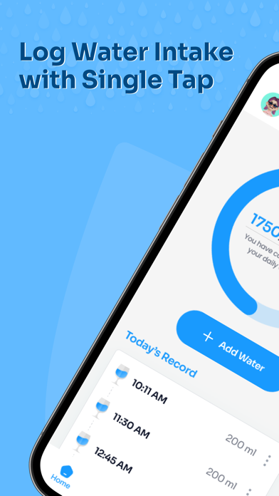 HydraHabit -Water Reminder app Screenshot