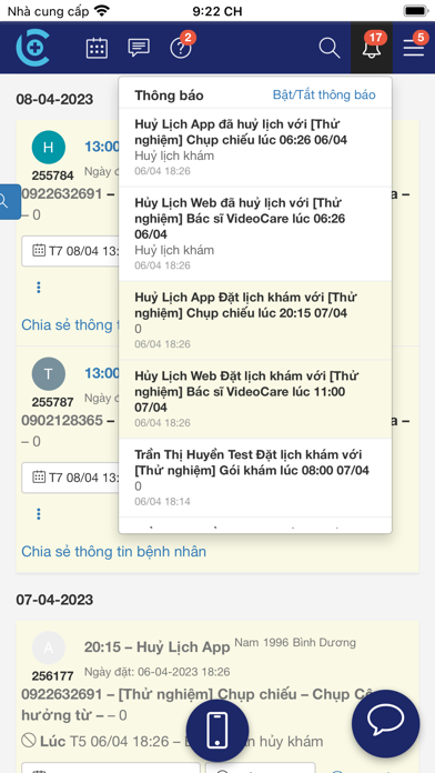 DMS - BookingCare cho bác sĩ