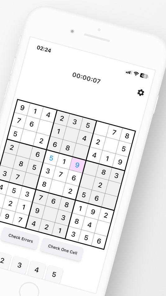 #2. Challenge! Sudoku-Classic Game (iOS) By: Jingyu Jung