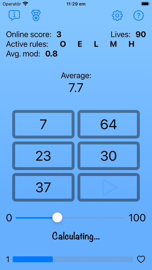 #1. The Average game (iOS) By: Patrik Ell