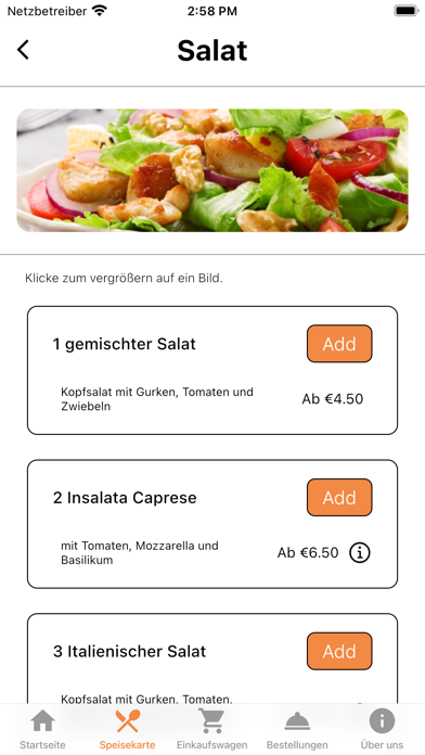 Pizzeria Napoli - Baiersdorf Screenshot