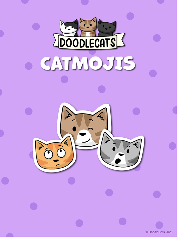 Screenshot #4 pour Doodlecats: Catmojis