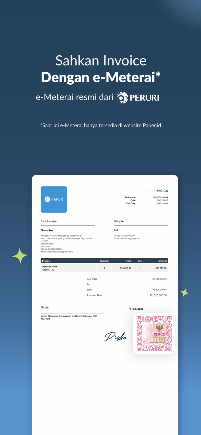 Paper.id Invoice and Payment