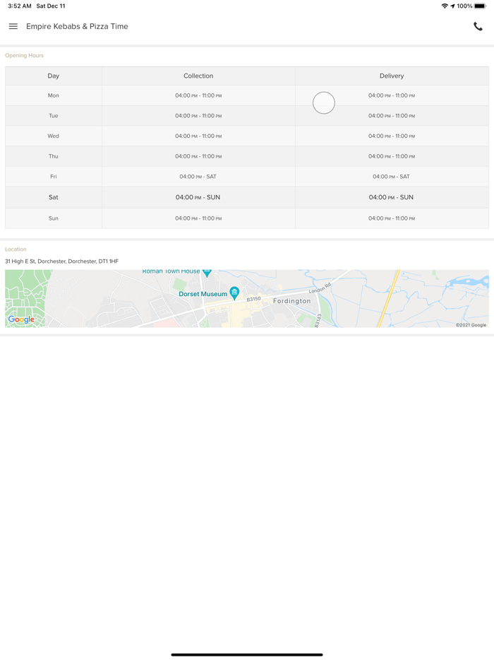 Empire Kebabs and Pizza Time