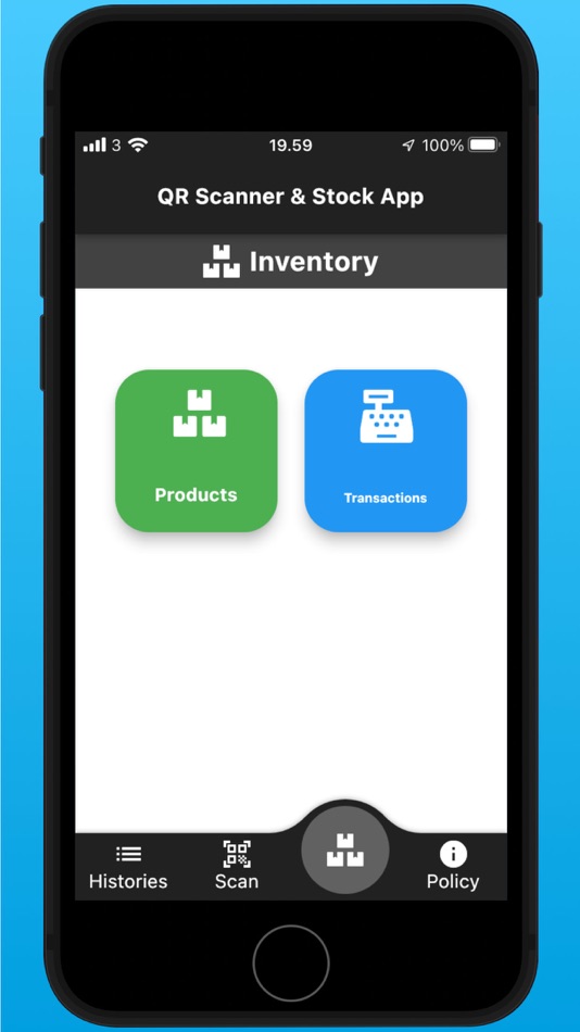 #2. QR Scanner & Stock App (iOS) 由: Doni Wahyu Isprananda