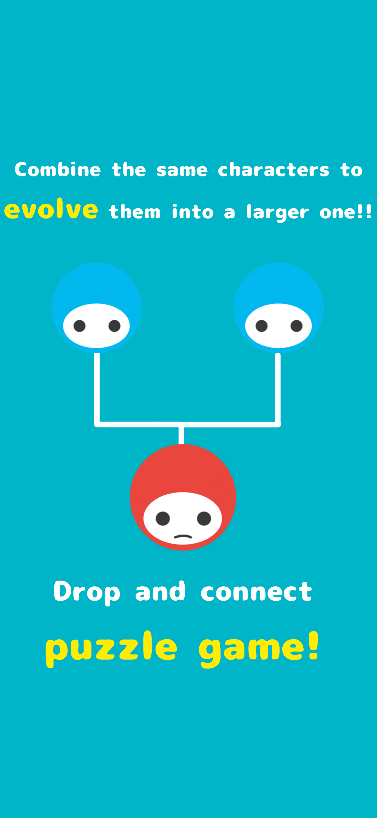 Watermelon Game-like Puzzle