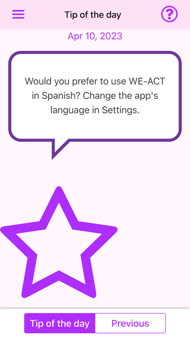 WE-ACT Screenshot