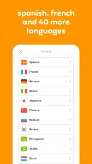 duolingo - language lessons iphone screenshot 1