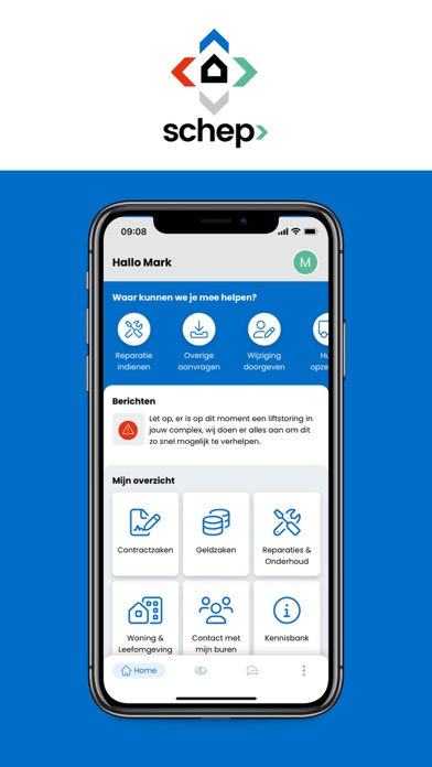 Schep app Screenshot