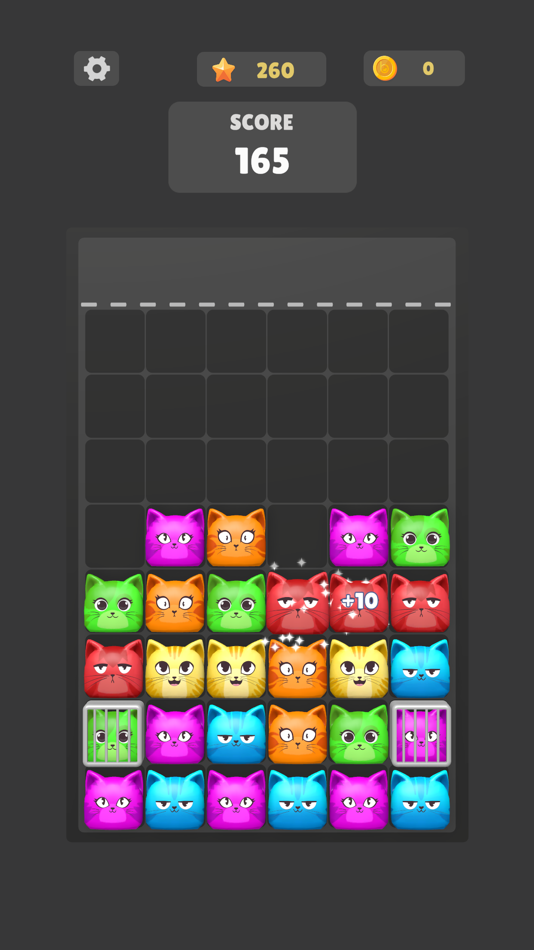 #3. Cat Merge Mania (iOS) 由: Brew Games