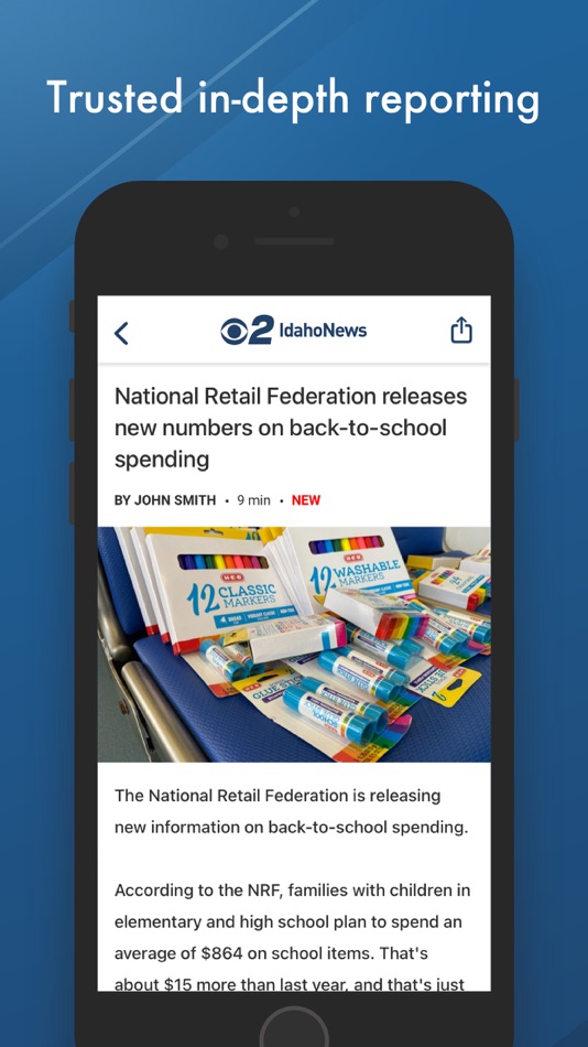 #4. CBS 2 Idaho mobile news (iOS) De: Sinclair Broadcast Group, Inc