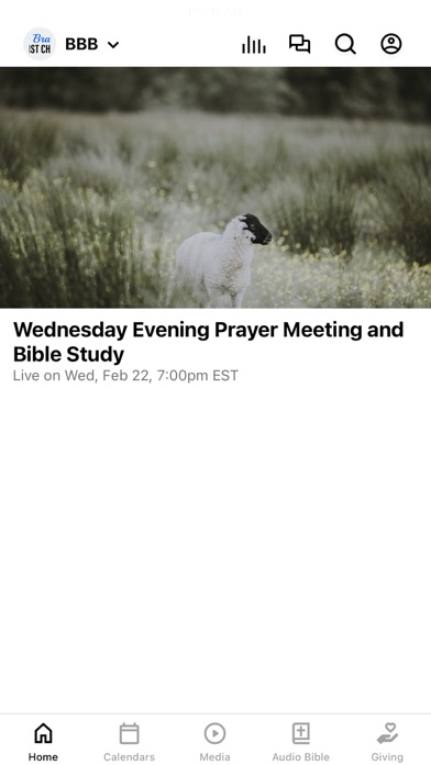 Big Branch Baptist Church Screenshot