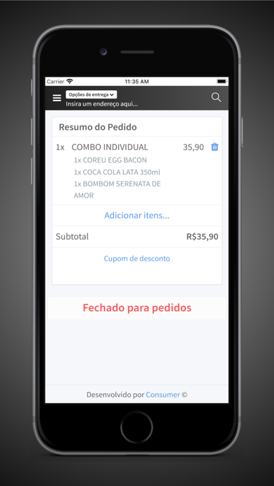 Coreu Burguer Screenshot
