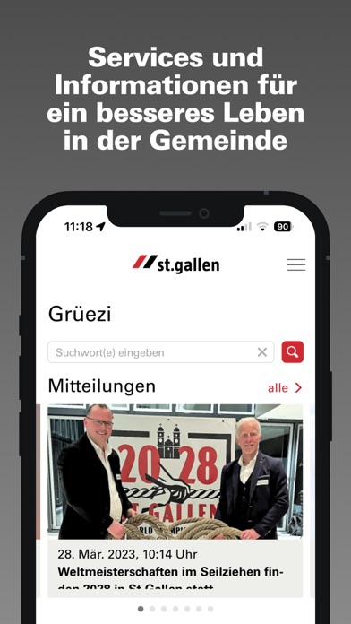 Stadt St.Gallen Screenshot