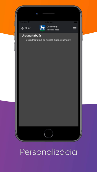 Obec Ostrovany Screenshot