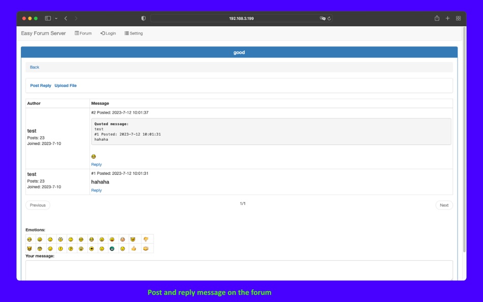 #4. Easy Forum Server (macOS) 由: 静俐 张