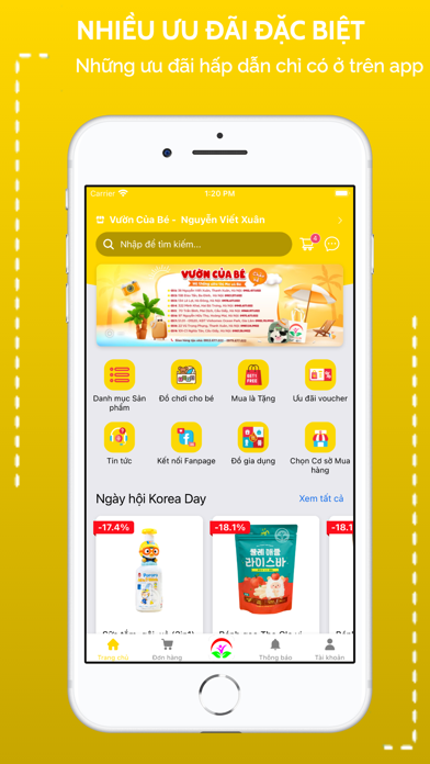 Vườn Của Bé - Siêu thị mẹ & bé Screenshot