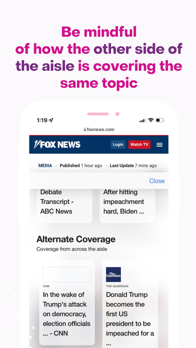 Objective News Screenshot