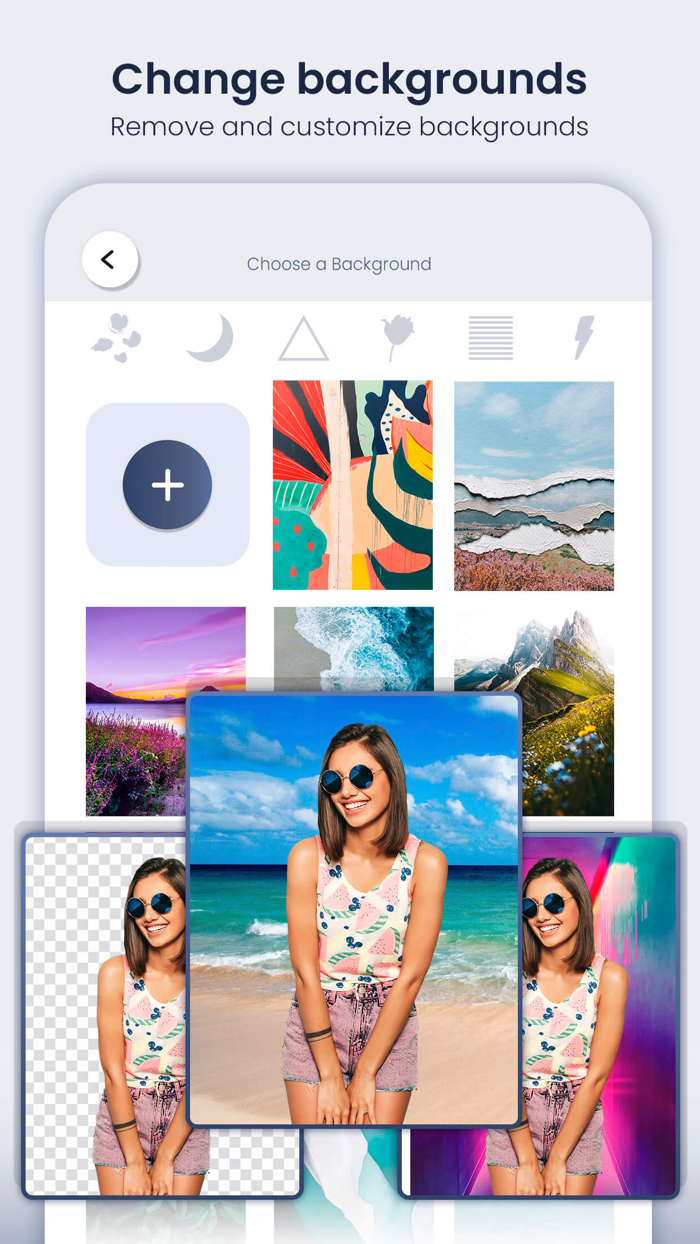 Remove backgrounds from photos