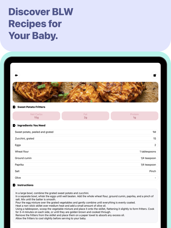 Baby Led Weaning - BLW