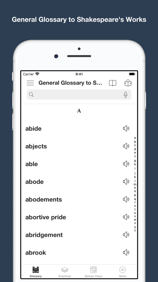 #1. A Shakespearean Grammar (iOS) 由: Trang Hoai